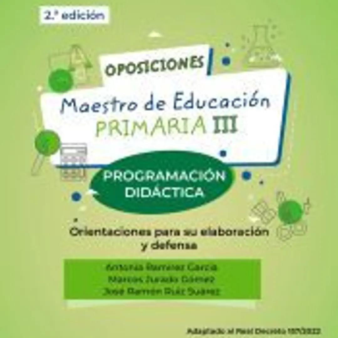 Oposiciones. Maestro de Educación Primaria III 1