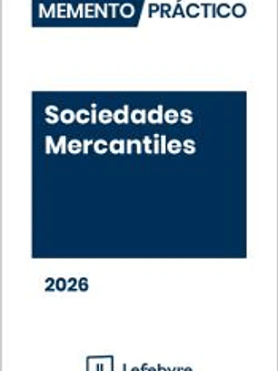 Memento Sociedades Mercantiles 2026