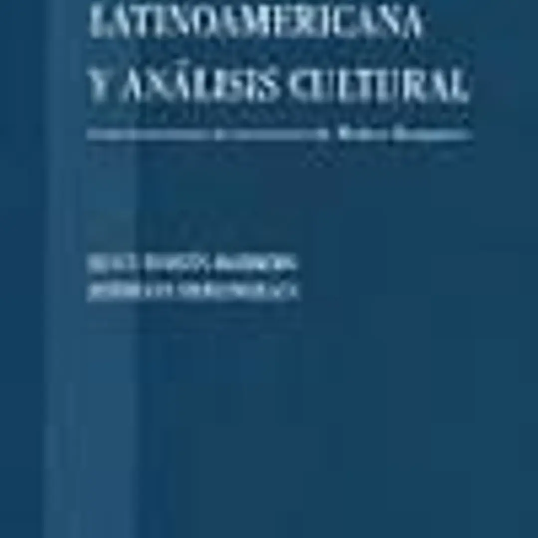 Contemporaneidad latinoamericana y análisis cultural. 1