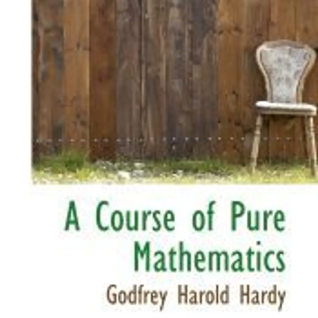 A Course of Pure Mathematics 1