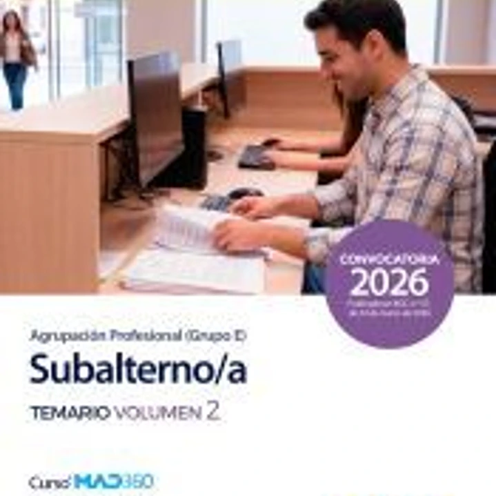 Agrupación Profesional de Subalternos (Grupo E). Temario volumen 2. Comunidad Autónoma de Canarias 1