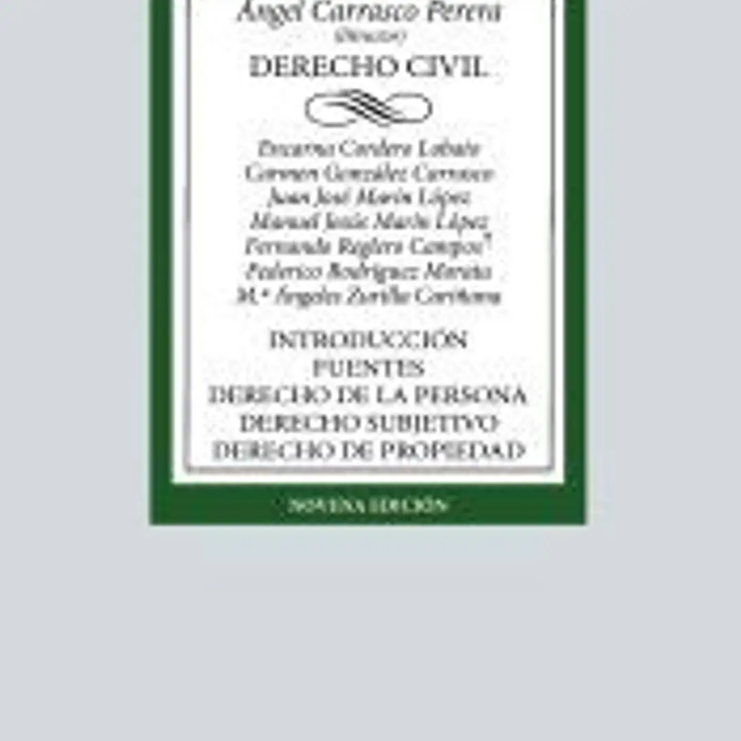 Derecho Civil 1