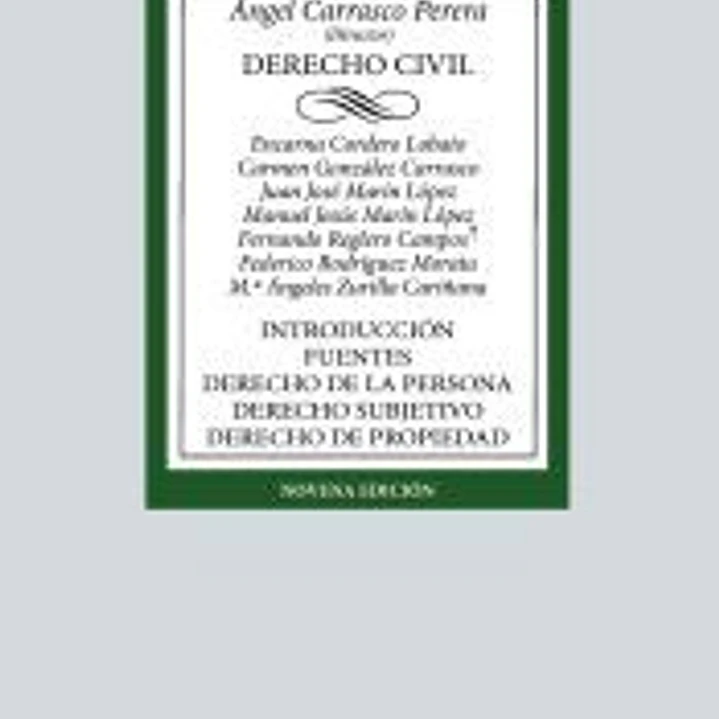 Derecho Civil 1