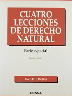Cuatro lecciones de derecho natural