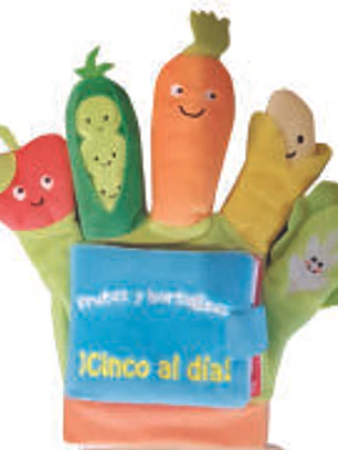 LIBRO GUANTE Frutas y hortalizas: ¡Cinco al día!