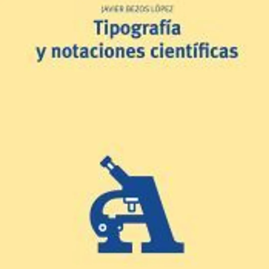 Tipografía y notaciones científicas 1