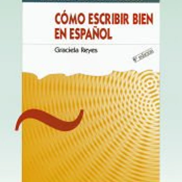 Cómo escribir bien en español 1