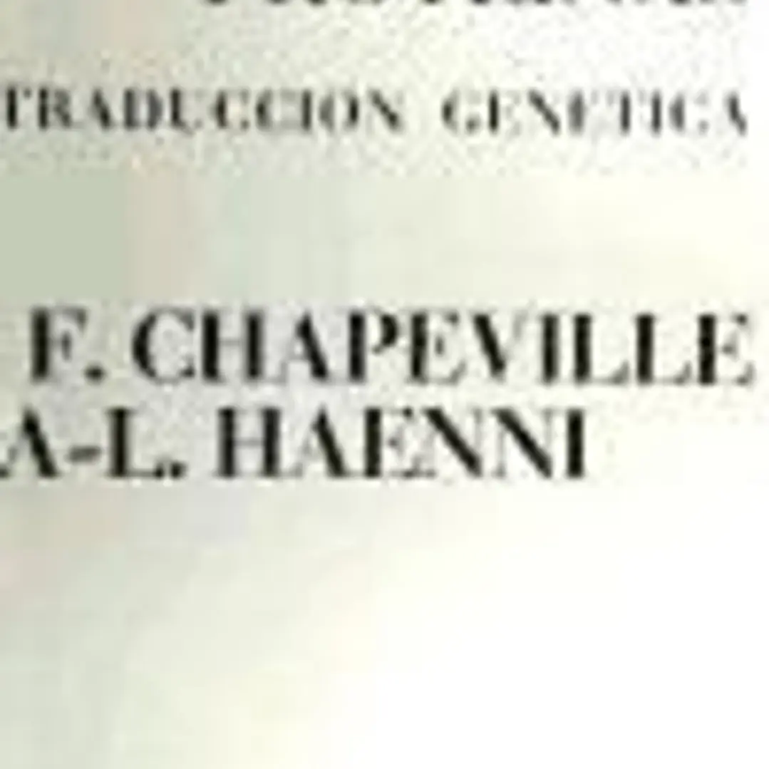 Biosíntesis de proteínas: traducción genética 1