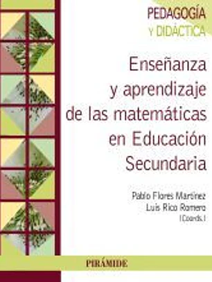 Elementos de didáctica de la matemática para el profesor de Secundaria