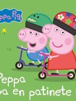 Peppa Pig. Libro de cartón - Peppa va en patinete