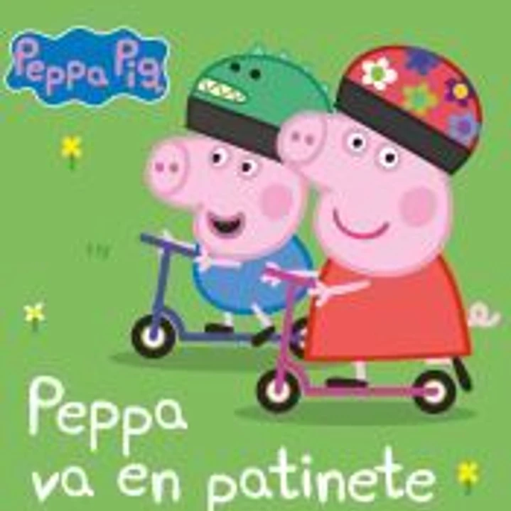 Peppa Pig. Libro de cartón - Peppa va en patinete 1