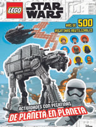 LEGO STAR WARS ACTIVIDADES CON PEGATINAS DE PLANETA EN PLAN