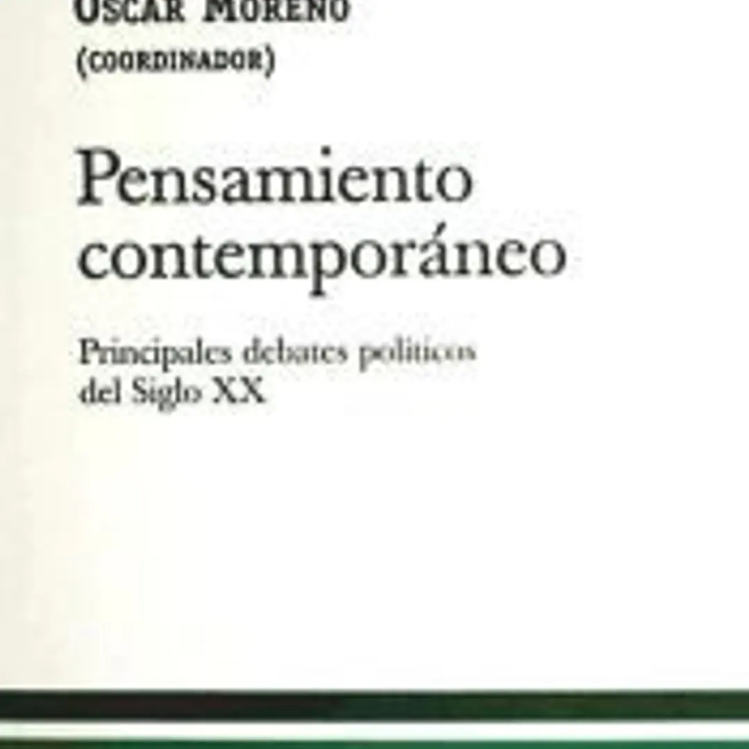 Pensamiento contenporaneo 1