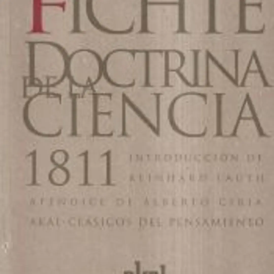 La doctrina de la ciencia 1811 1