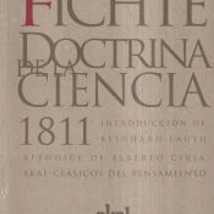 La doctrina de la ciencia 1811 1