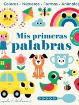 Mis primeras palabras. Con solapas de tela y un espejo