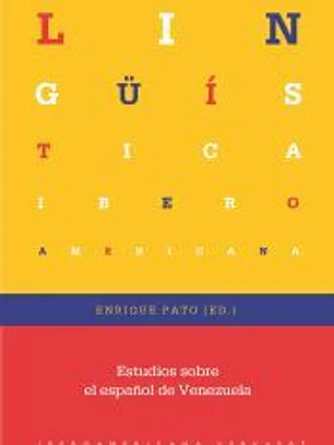 Estudios sobre el español de Venezuela