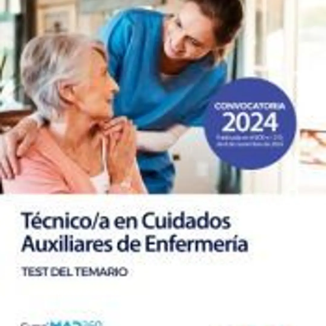 Técnico/a Especialista en Cuidados Auxiliares de Enfermería. Test del Temario. Instituto Insular de Atención Social y Sociosanitaria Cabildo Insular de Tenerife 1