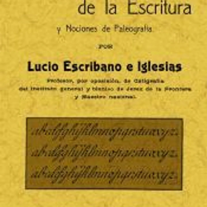 Teoría e historia de la escritura y nociones de paleografía. 1