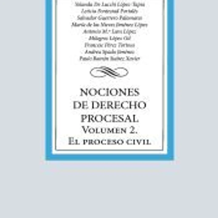 Nociones de Derecho Procesal 1