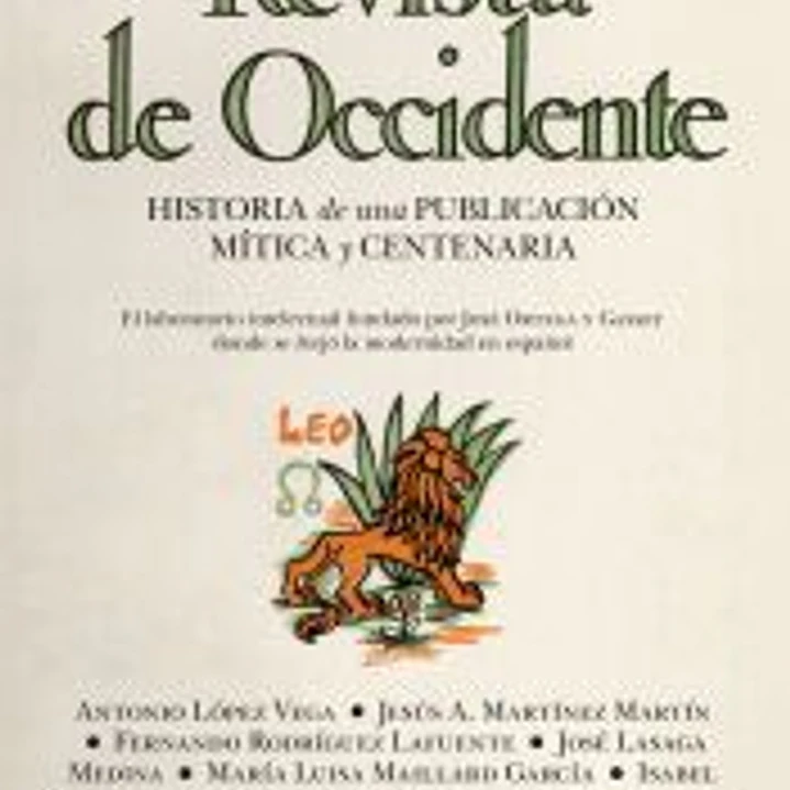 Revista de Occidente 1