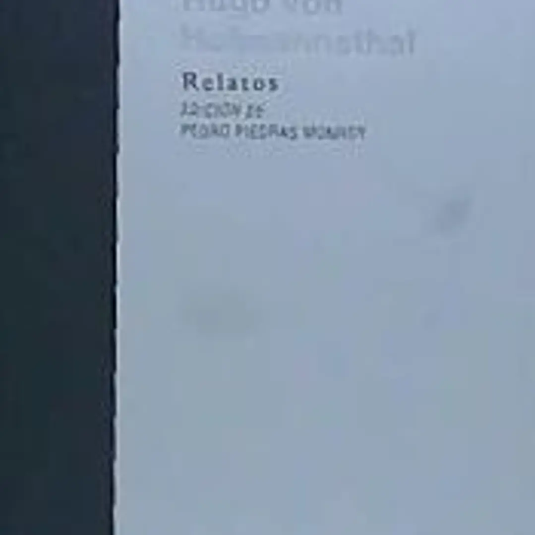 Relatos de Hofmannsthal 1
