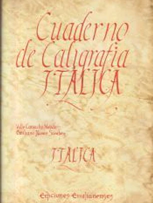 Cuaderno de caligrafía Itálica
