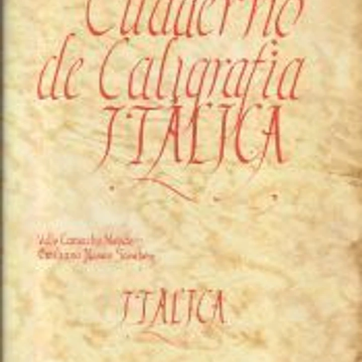 Cuaderno de caligrafía Itálica 1