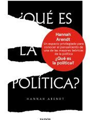 ¿Qué es la política?