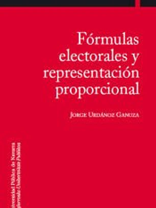 Fórmulas electorales y representación proporcional