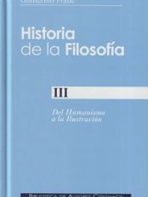 Historia de la Filosofia III-Del Humanismo a la Ilustracion