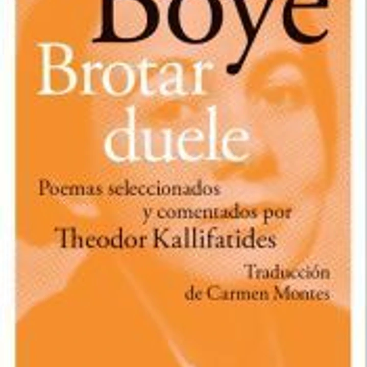 Brotar duele:poemas seleccionados y comentado theodor 1