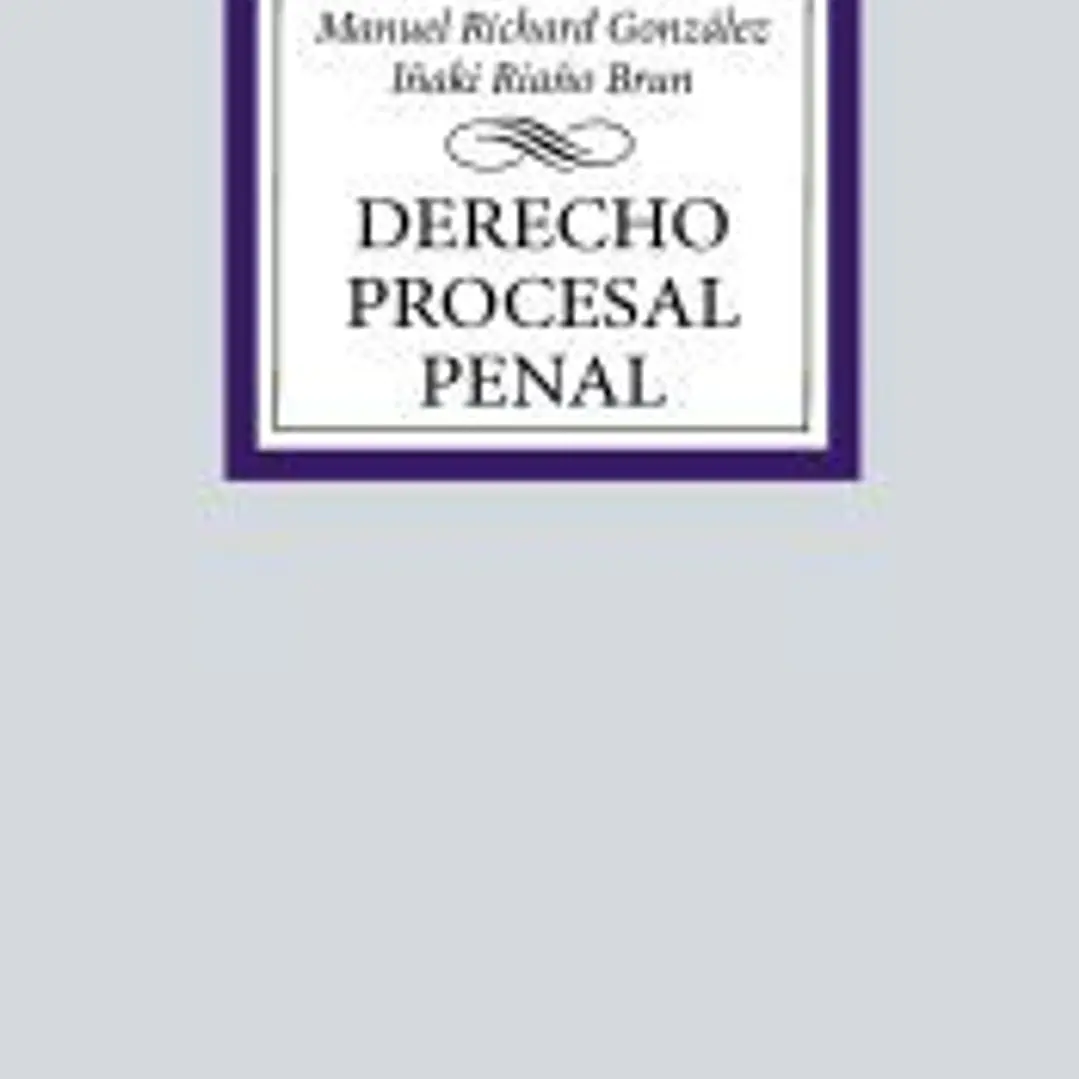 Derecho procesal penal 1