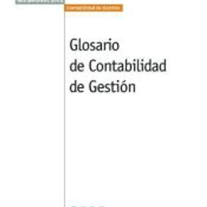 Glosario de Contabilidad de Gestión 1