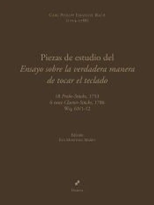 Piezas De Estudio Del Ensayo Sobre La Verdadera Manera De Tocar El Teclado