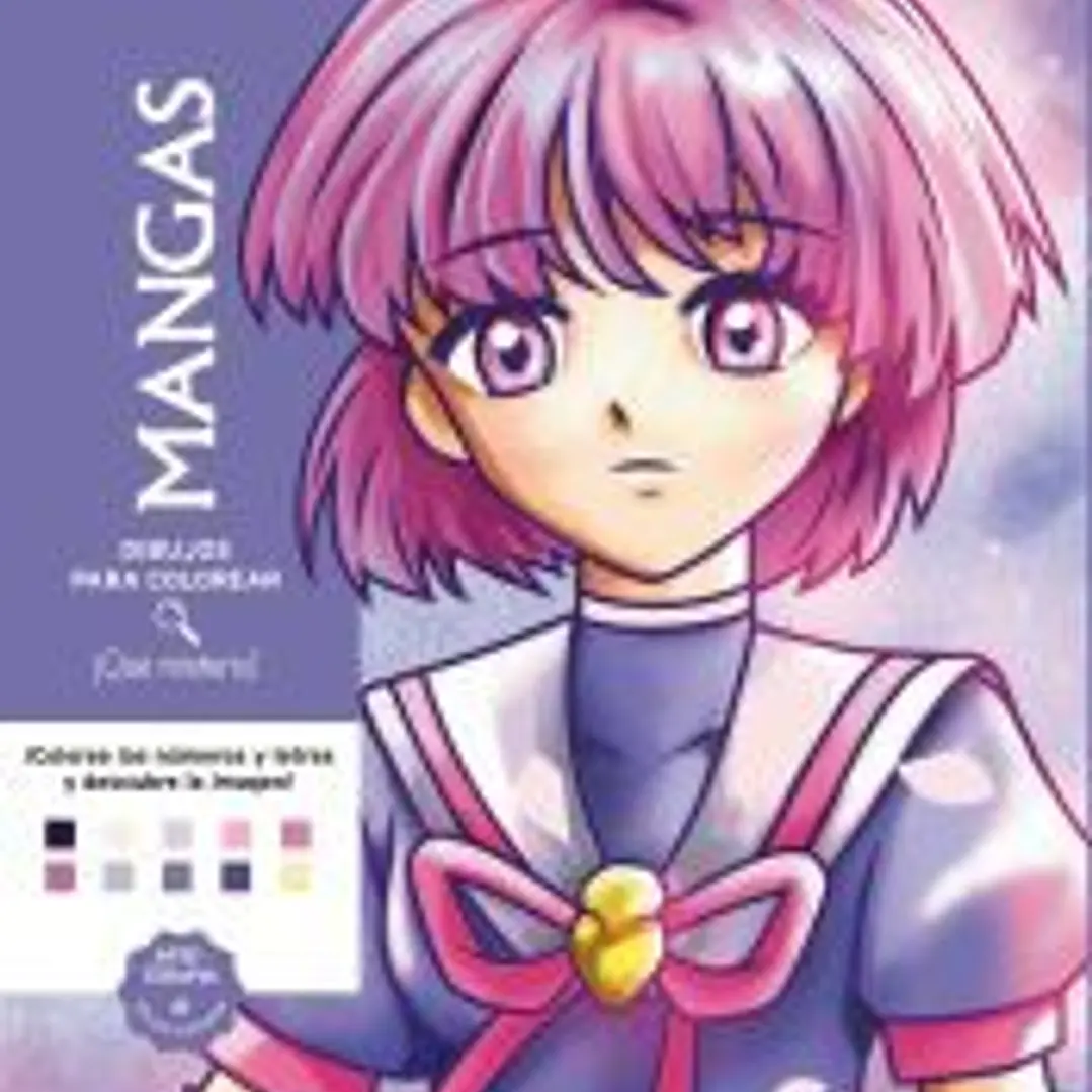 Dibujos para colorear. ¡Qué misterio! Mangas 1