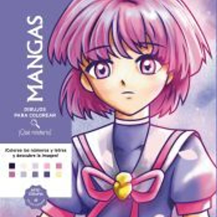 Dibujos para colorear. ¡Qué misterio! Mangas 1