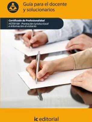 Promoción turística local e información al visitante. hoti0108 guía para el docente y solucionarios