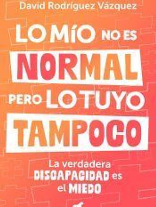 Lo mío no es normal, pero lo tuyo tampoco