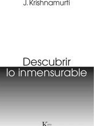 Descubrir lo inmensurable