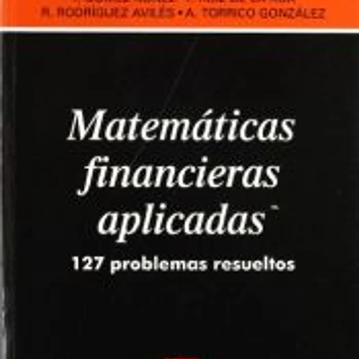 Matemáticas financieras aplicadas. 1