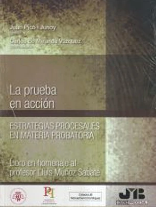La prueba en acción. Estrategias procesales en materia probatoria.