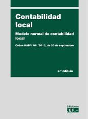 Contabilidad local. Modelo normal de contabilidad local