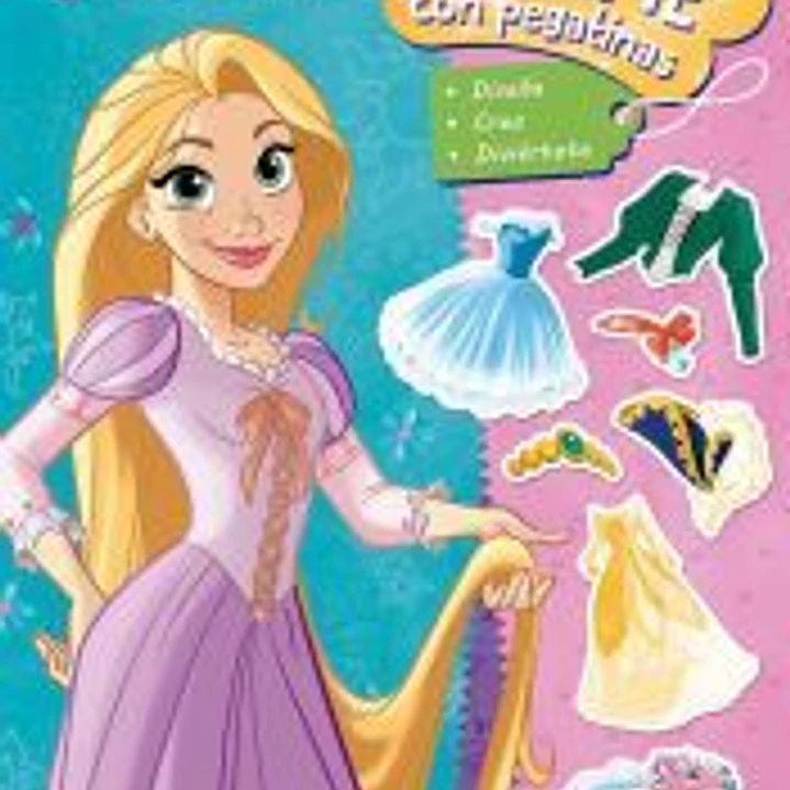 Princesas. Vísteme con pegatinas 2 1