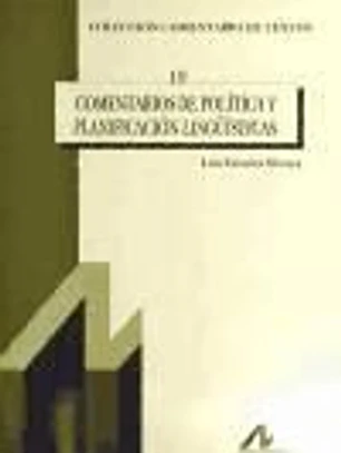 Comentarios de política y planificación lingüísticas (19)