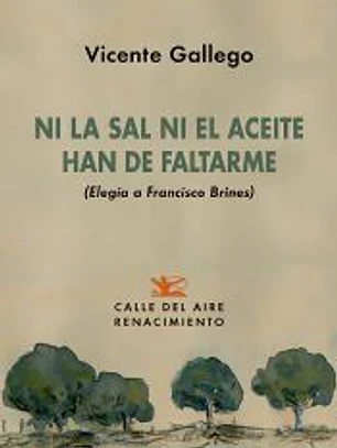 Ni la sal ni el aceite han de faltarme
