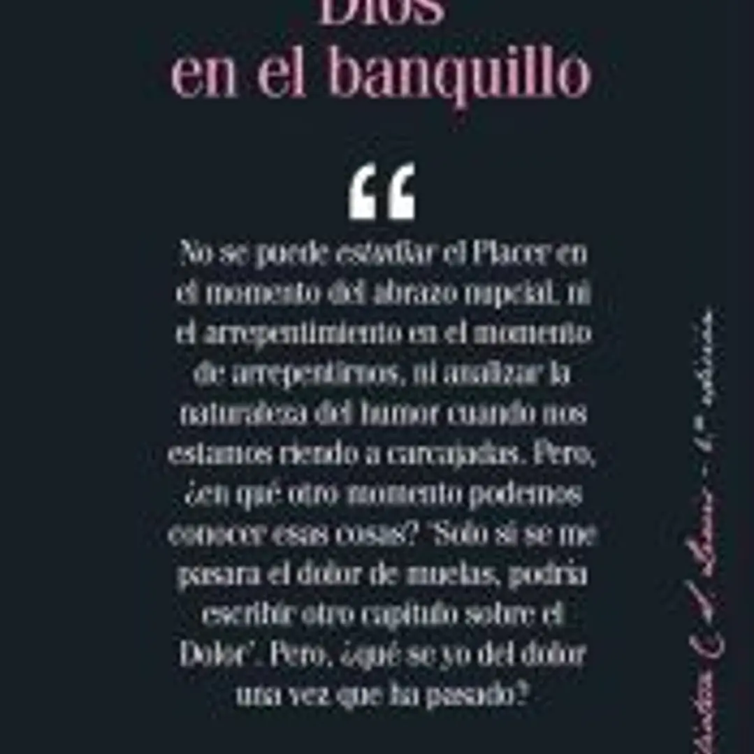 Dios en el banquillo 1