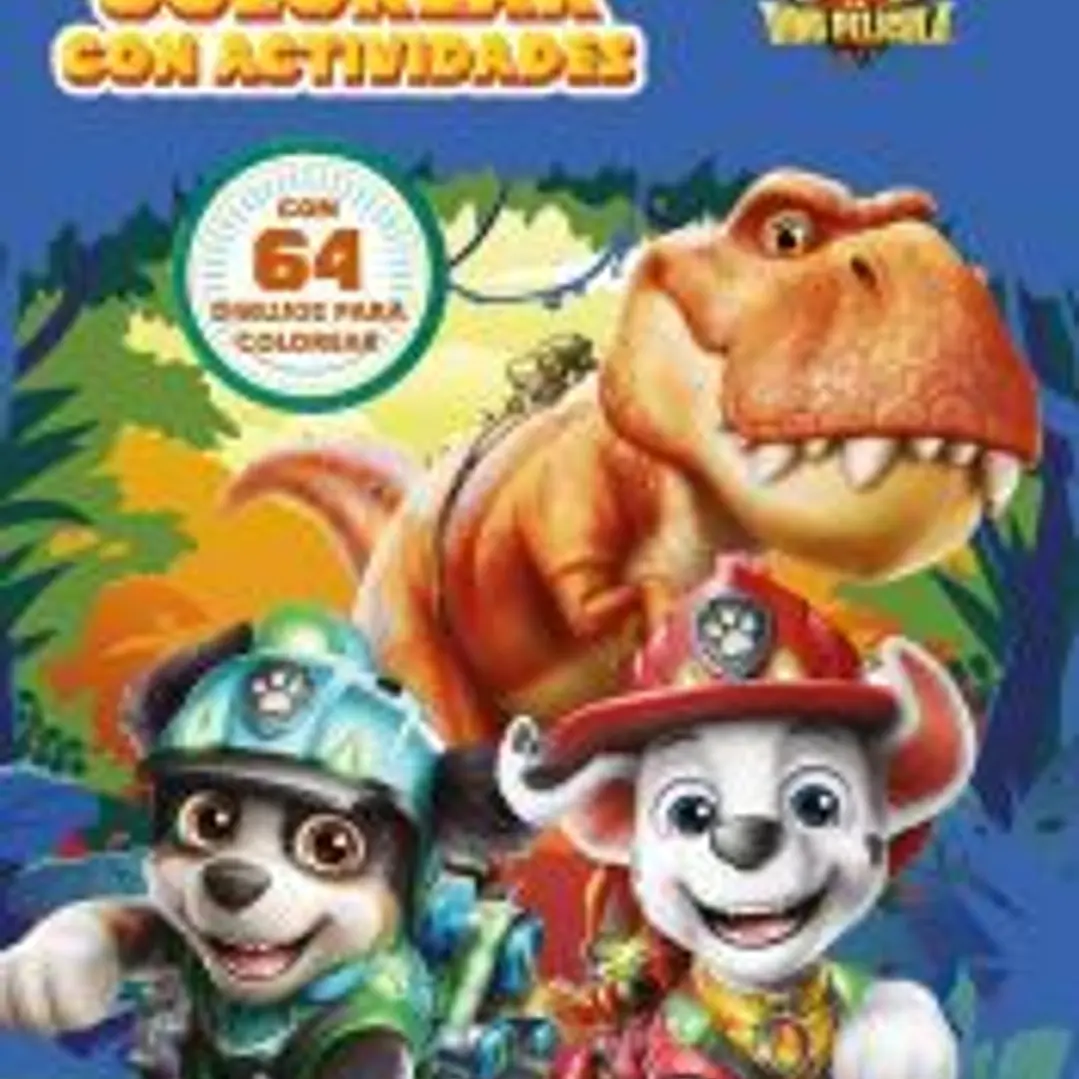 Patrulla Canina. La dinopelícula. Libro de colorear 1