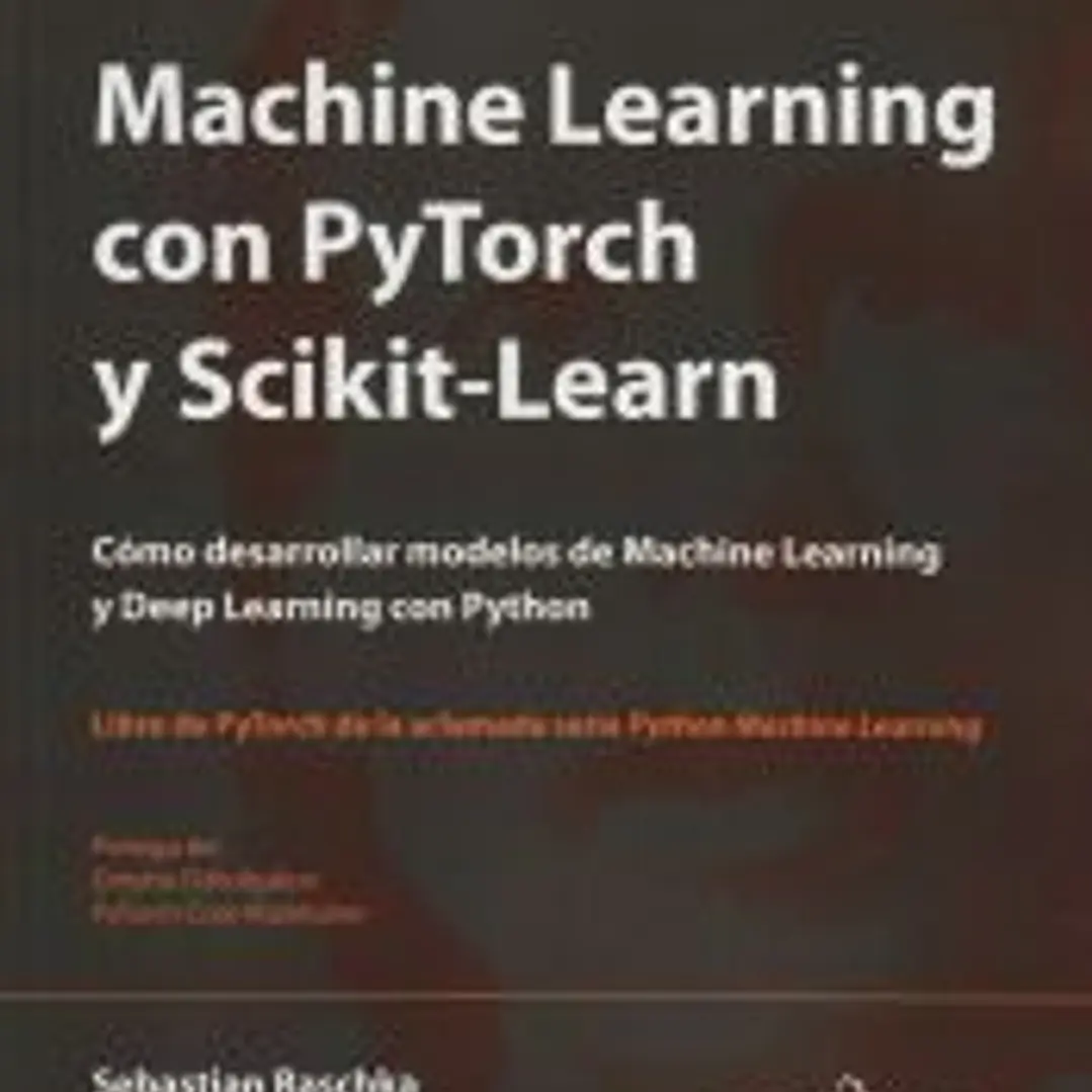 Machine Learning Con Pytorch y Scikit-learn 1