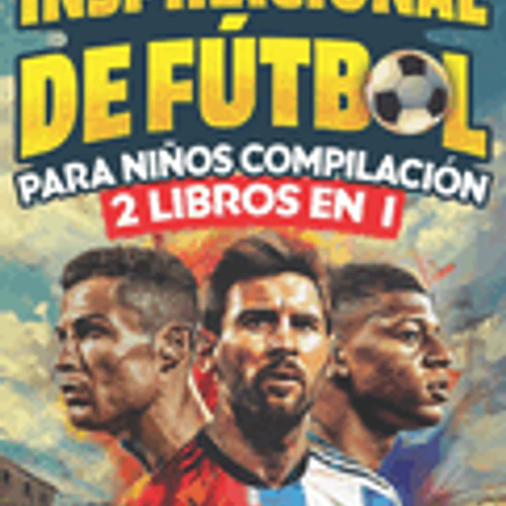 Libro Inspirador de Fútbol para Niños Compilación 2 en 1: Biografías de Messi, Ronaldo, Mbappe y Morgan - Además Entrenamiento Mental Para Niños Jugad 1